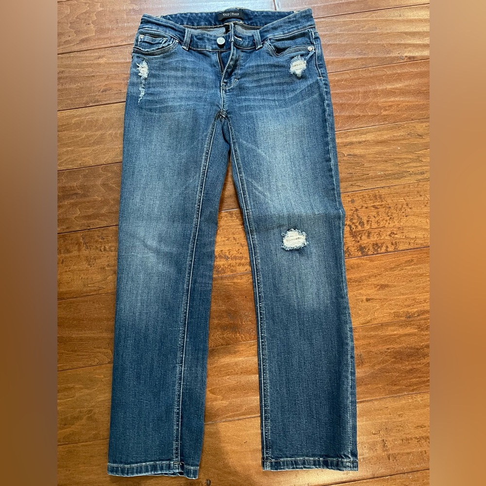 White House Black Market crop leg jeans
